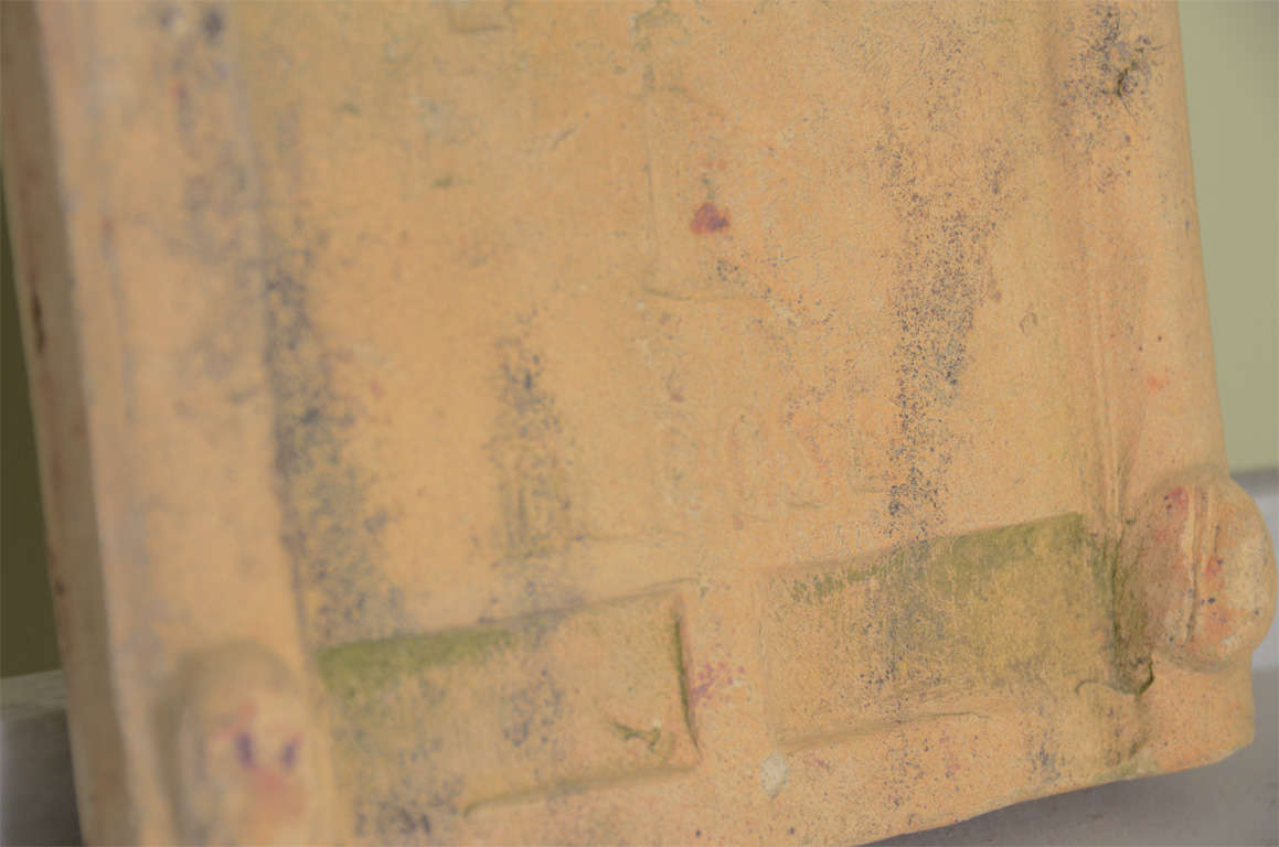 Terracotta Edging Paris Leaf design